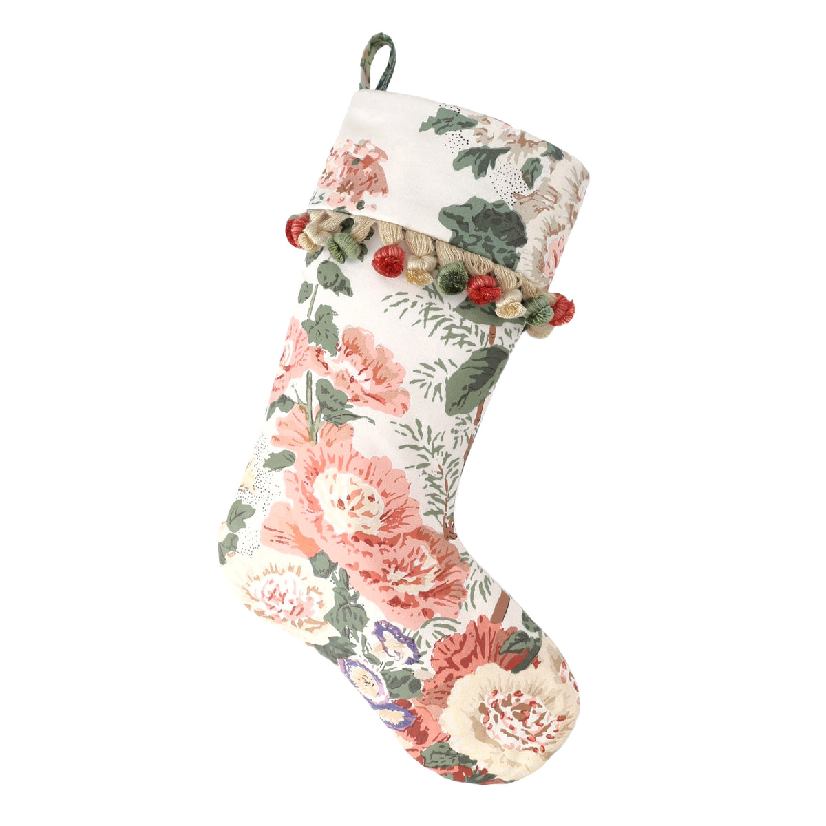 Althea Blush Stockings with Onion Tassel Fringe by Stuck on Hue